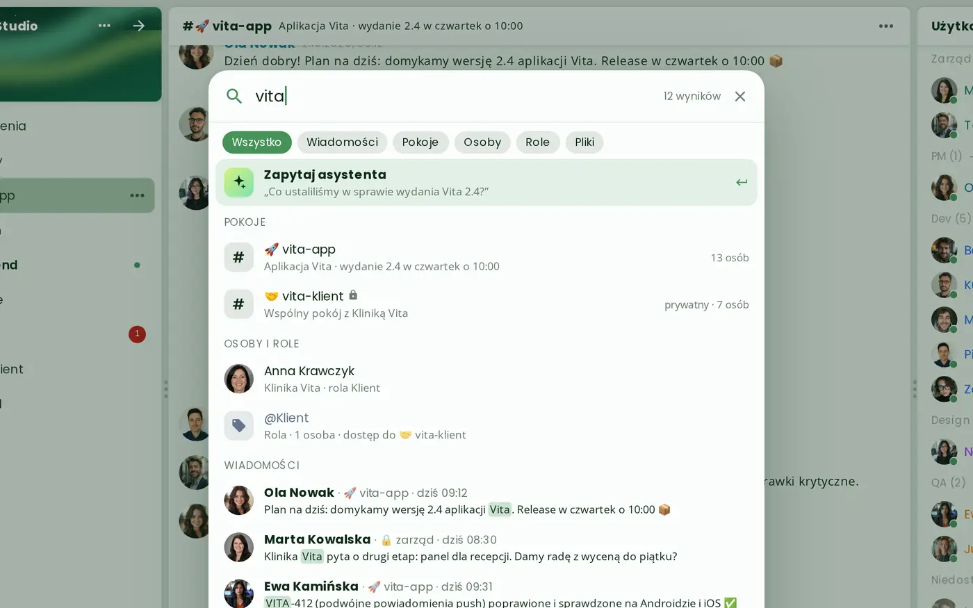 Jedno wyszukiwanie, cała przestrzeń.